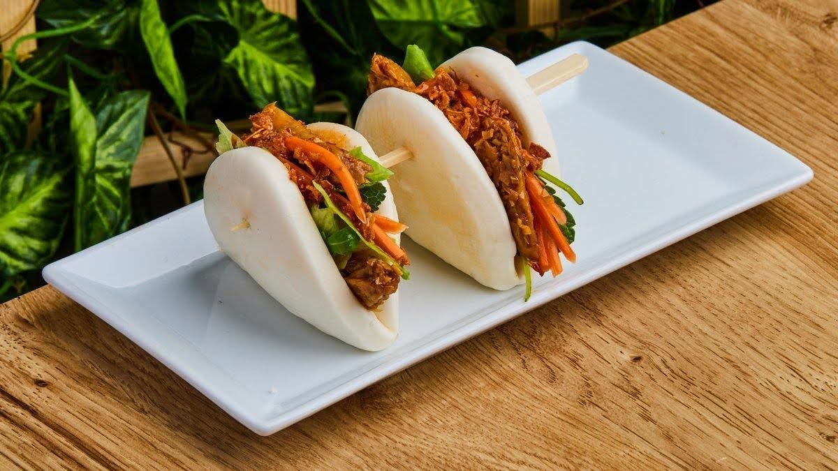Sitrongress "Kylling" Buns (A12) – EatHappy Vegan catering