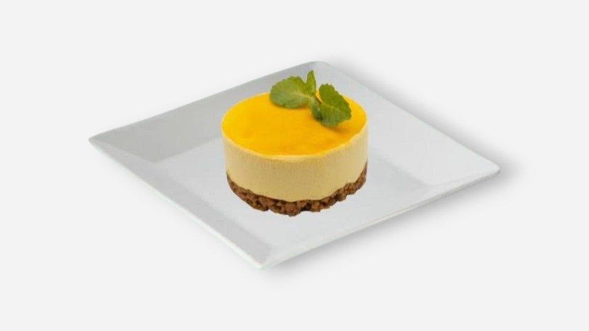 Vegan Passion Fruit - Mango Mousse Crumble (G5) – EatHappy Vegan catering